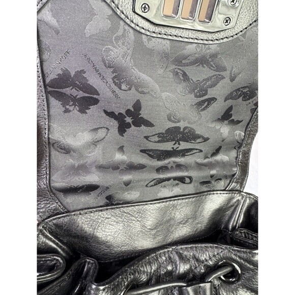 Rebecca Minkoff Love Backpack Leather Black Quilted Chain main image 6
